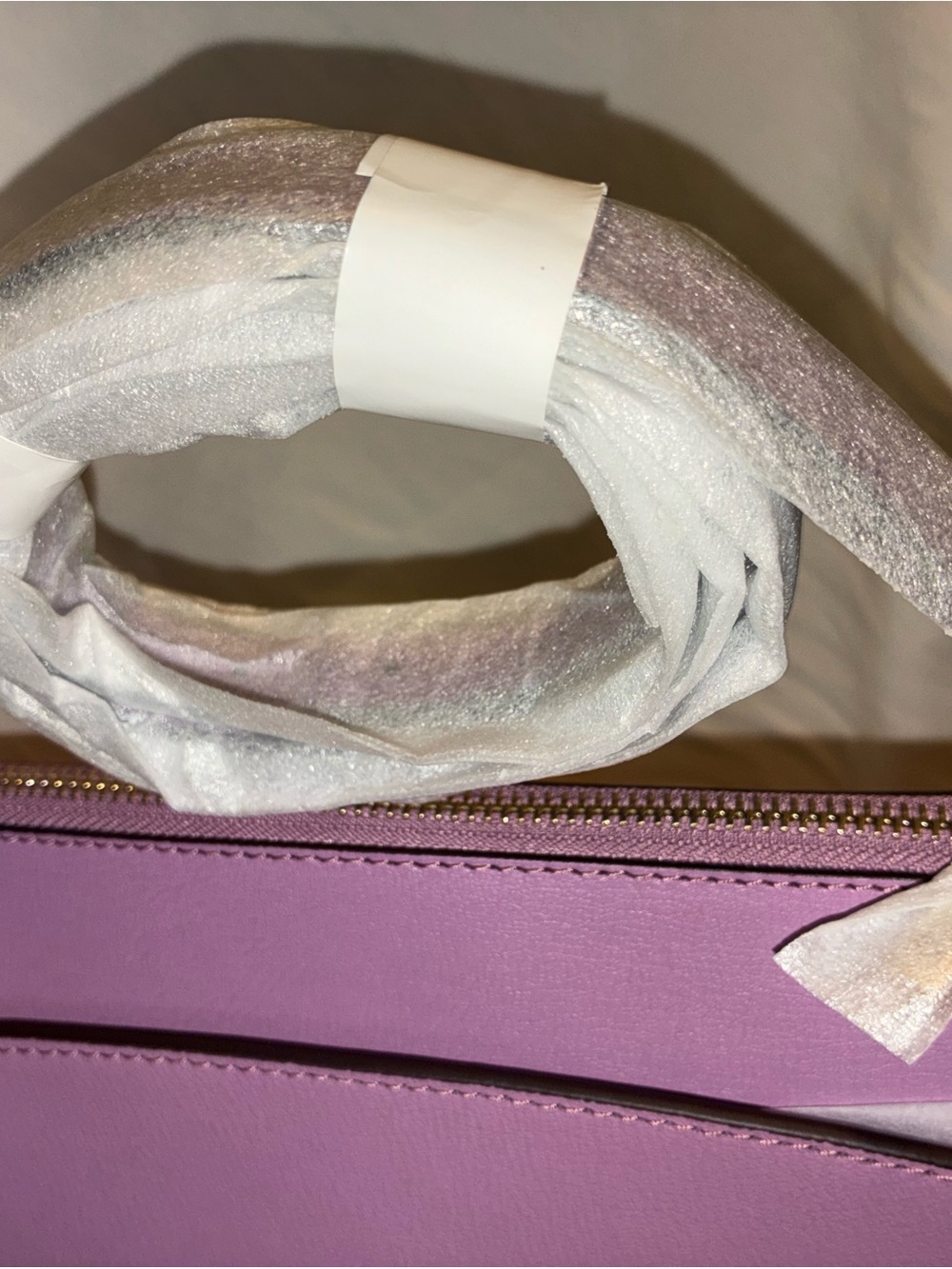 NWT Kate Spade Adel Medium Top Zip Crossbody Bag Purple Valerian Leather - Picture 5 of 6